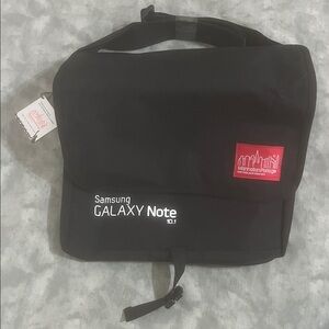 Samsung Galaxy Note 10.1 NEW Black Messenger Bag ‘ManhattanPort’ Vint Retro 2012